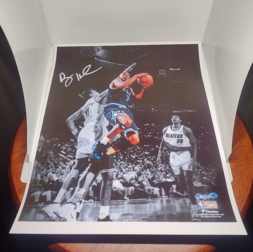 NEW!💯 PENNY HARDAWAY ORLANDO MAGIC OLD SCHOOL 8.5x11 GLOSSY BASKETBALL POSTER!